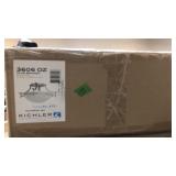 NEW OLD BRONZE 3 LIGHT SUNSET MARBLE LIGHT FIXTURE