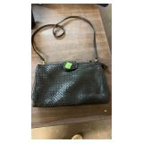 GANSON BLACK LADIES PURSE W/ COIN PURSE