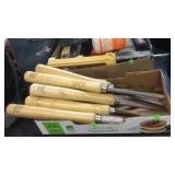 BX OF WOOD LATHE TOOLS