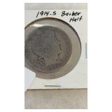 1914-S BARBER SILVER HALF DOLLAR