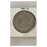 1921-S MORGAN SILVER DOLLAR