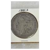 1885-S MORGAN SILVER DOLLAR