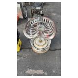 ANTIQUE CHAMPION IRON TRACTOR SEAT STOOL