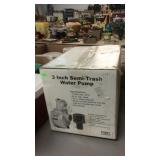 3' SEMI TRASH WATER PUMP, NEW