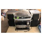 TEAK 3 DISC CD STEREO PLAYER W/ DUAL CASSETTE