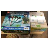 WATERING GLOBES & HAPPY LIGHT