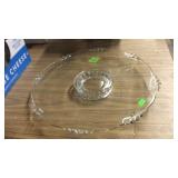 GLASS CAKE PLATE