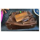 BROWN DOONEY & BOURKE HAND BAG W/ WALLET