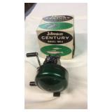 JOHNSON MODEL 100A CENTURY REEL W/ ORIGINAL BOX
