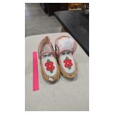 PLAINS NATIVE AMERICAN BEADED MOCASSINS