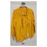 2 TERRY BUTTON UP SHIRTS SZ L AND XL