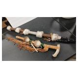 2 REPLICA NATIVE AMERICAN IMPLEMENTS