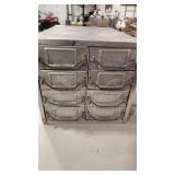 8 DRAWER ALUMINUM STORAGE BOX