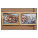 2 ANNE CROFT FRAMED PRINTS