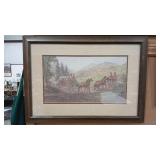 B. FEAST FRAMED PRINT