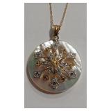 10K W/Y GOLD  NECKLACE