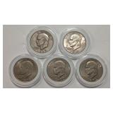 1971 2, 1972 & 2 1977 EISENHOWER DOLLARS