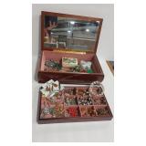 BETTER COSTUME JEWELRY ASSORTMENT & BOX