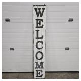 WELCOME/HARVEST OUTDOOR SIGN