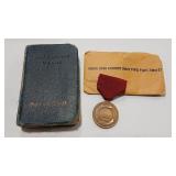 WW2 NAVY ISSUE POCKET BIBLE & NAVY GOOD CONDUCT