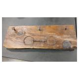 PRIMITVE WALL MOUNT COAT RACK