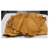 GROUP OF TANNED LEATHER HIDE