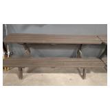 ADJUSTABLE PICNIC TABLE/BENCHES