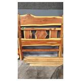 CEDAR LIVE EDGE QUEEN HEADBOARD, FOOTBOARD &