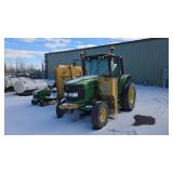JOHN DEERE 6420 TRACTOR W/ DIAMOND SIDE MOWER