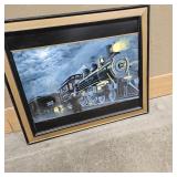 GLOW IN THE DARK TRAIN ART