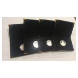 4 - 1 OZ SILVER ROUNDS  SACAGAWEA