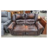 LEATHER 2 OVER 2 ELECTRIC RECLINER