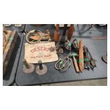 ANTIQUE TOOLS, IMPLEMENTS AND WATER BAG