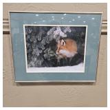 FRAMED FOX PRINT