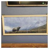 GRIZZLY BEAR FRAMED ART