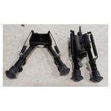 2 RIFLE STOCK BIPODS