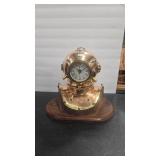 BRASS DIVING HELMET CLOCK
