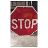 1 SIDED STOP SIGN
