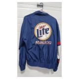 VINTAGE NASCAR RACING JACKET BY JH DESIGN SZ MED