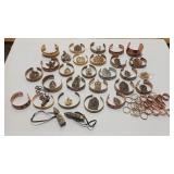 BRASS & COPPER JEWELRY MEDALLION ASSORTMENT