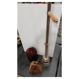 EASTMAN HANGING LAMP &  VTG LAUNDRY ASSORTMENT