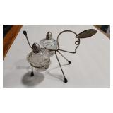 STERLING TOP S&P IN METAL DEER CADDY