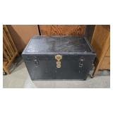 FLAT TOP TRAVEL TRUNK W/ TRAYS