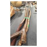 2 - BEETLE KILL HIKING STICKS & CANE