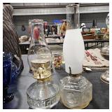 2 KEROSENE LAMPS