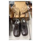 WELLCO SZ 11.5 BOOTS AND DREW SZ 11 SHOES