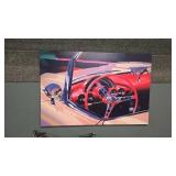 REYNOLDS OVERSIZED CANVAS FRAME  ART