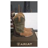 ARIAT SPORT RUSTLER COWBOY BOOTS SZ 13