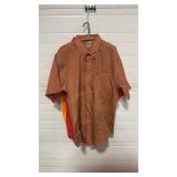 4 CINCH BUTTON UP SHORT SLEEVE SHIRTS SZ XL