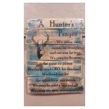 A HUNTER'S PRAYER - WOOD SIGN